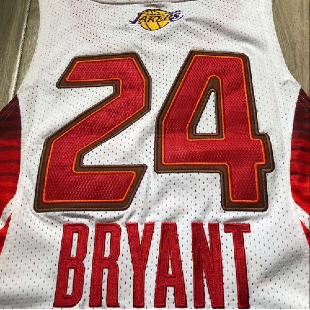 Men's All-Star West 2009 Kobe Bryant #24 White Hardwood Classics Jersey-Pro Kit Vault | Brand New 26/27 Sports Jerseys